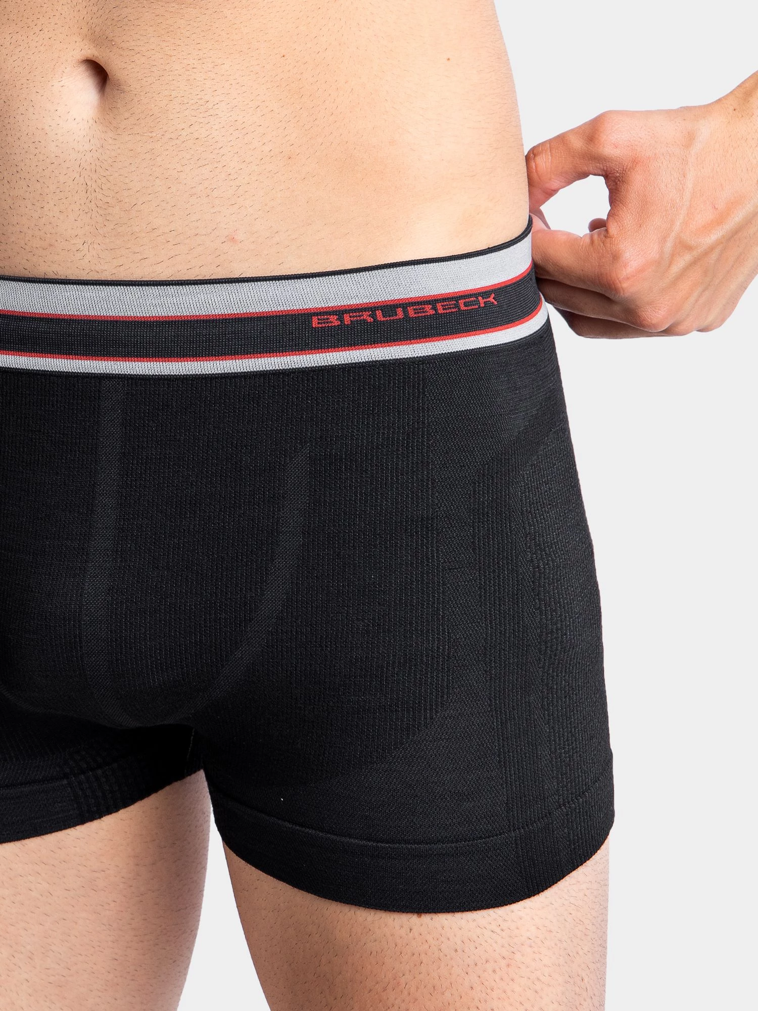 ACTIVE WOOL Férfi merinó gyapjú boxer - Fekete - Image 4