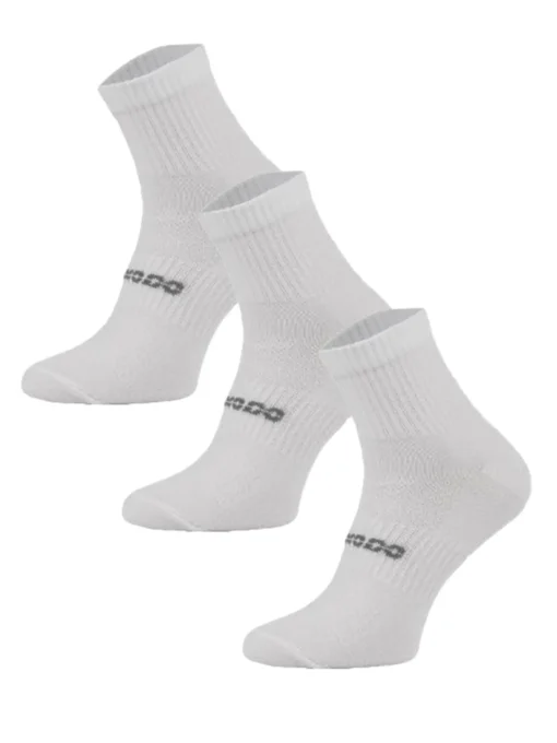 RUN PERFORMANCE Cotton bokazokni 3-as csomag - Fehér