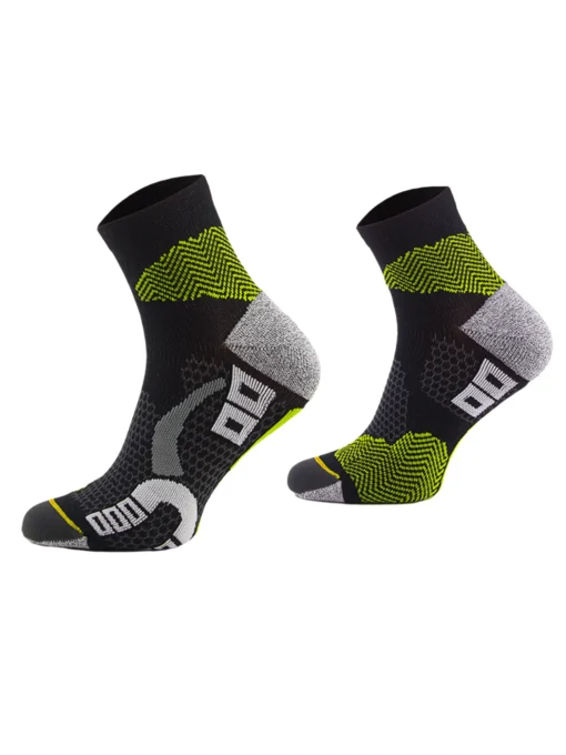 RUN PERFORMANCE Drytex Comfort téli futózokni - Fekete / Neonzöld - Image 2