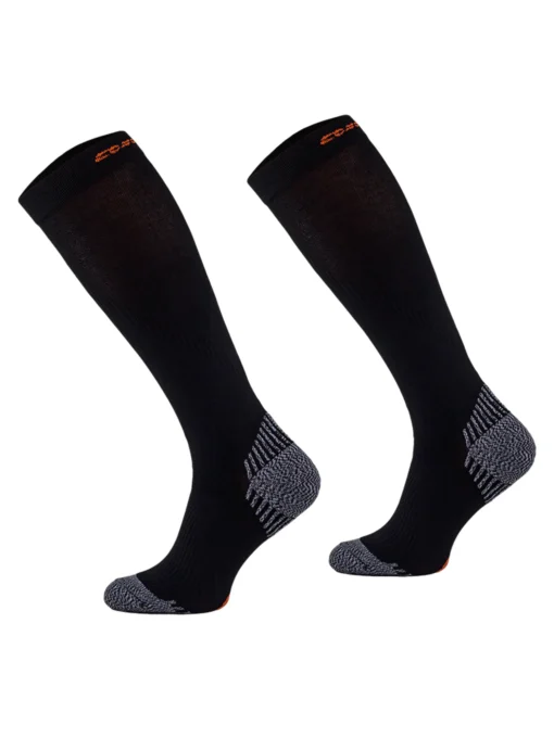 RUN COMPRESSION Kompressziós hosszú szárú futózokni - Fekete - Image 2