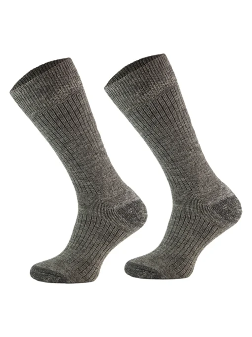 ALPACA OUTDOOR HEAVY Merinó +alpaka gyapjú túrazokni - Szürke - Image 2