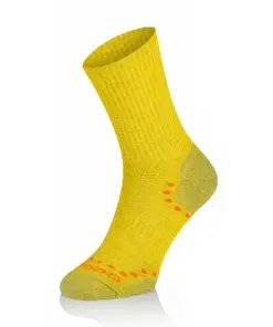 ALPACA OUTDOOR Merinó +alpaka gyapjú túrazokni - Sárga
