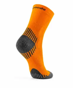 Alternative view of RUN COMPRESSION Kompressziós futózokni +ezüstion - Narancs
