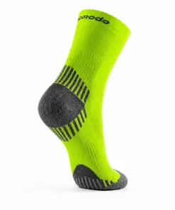 Alternative view of RUN COMPRESSION Kompressziós futózokni +ezüstion - Neonzöld