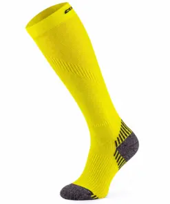 RUN COMPRESSION Kompressziós hosszú szárú futózokni +ezüstion - Sárga