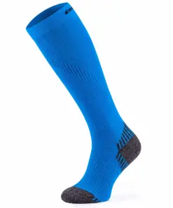 RUN COMPRESSION Kompressziós hosszú szárú futózokni +ezüstion - Kék