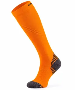 RUN COMPRESSION Kompressziós hosszú szárú futózokni +ezüstion - Narancs