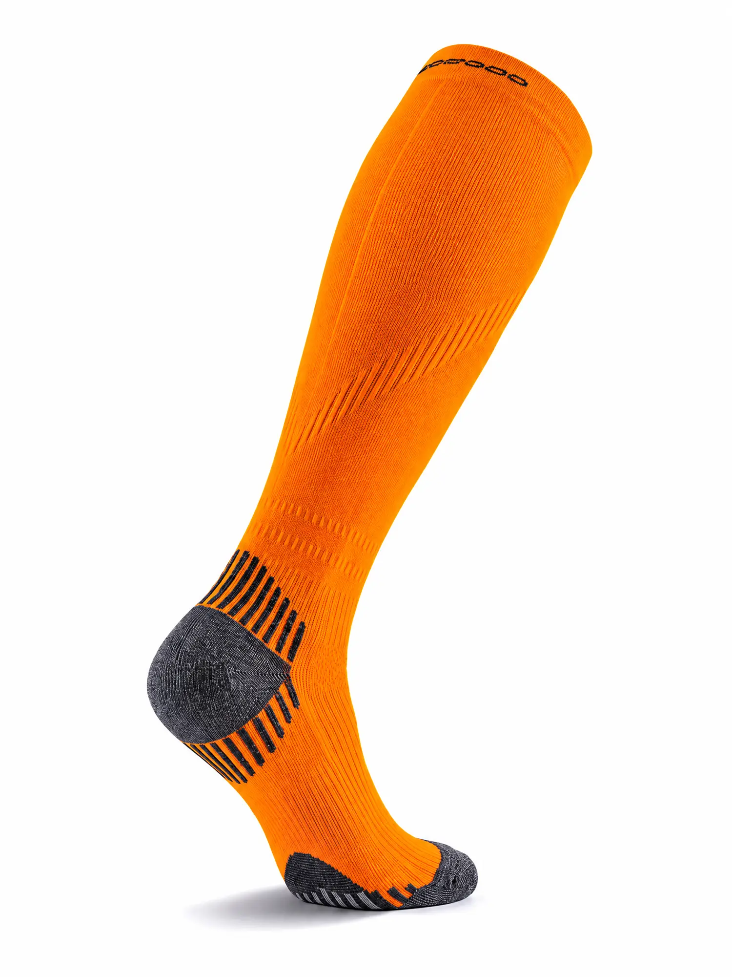 RUN COMPRESSION Kompressziós hosszú szárú futózokni +ezüstion - Narancs - Image 3