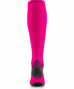 Alternative view of RUN COMPRESSION Kompressziós hosszú szárú futózokni +ezüstion - Pink