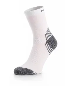 RUN COMPRESSION Kompressziós futózokni +ezüstion - Fehér