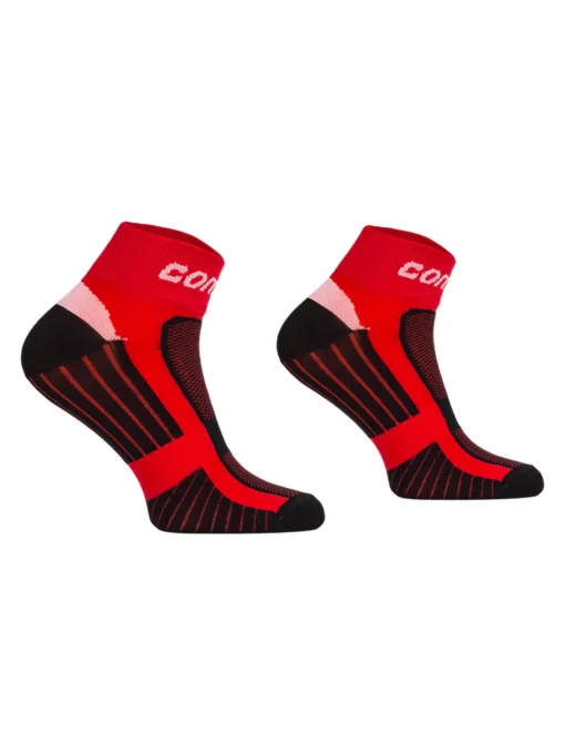 CYCLING PERFORMANCE Drytex ezüstionos kerékpáros zokni - Piros - Image 2