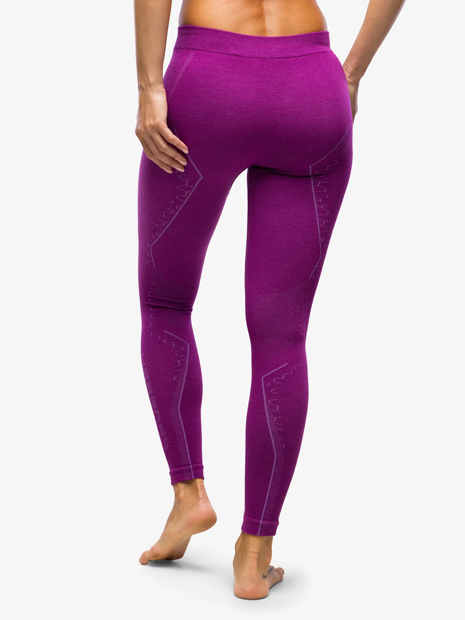 EXTREME MERINO Női merinó gyapjú aláöltözet alsó - Bíbor - Image 4