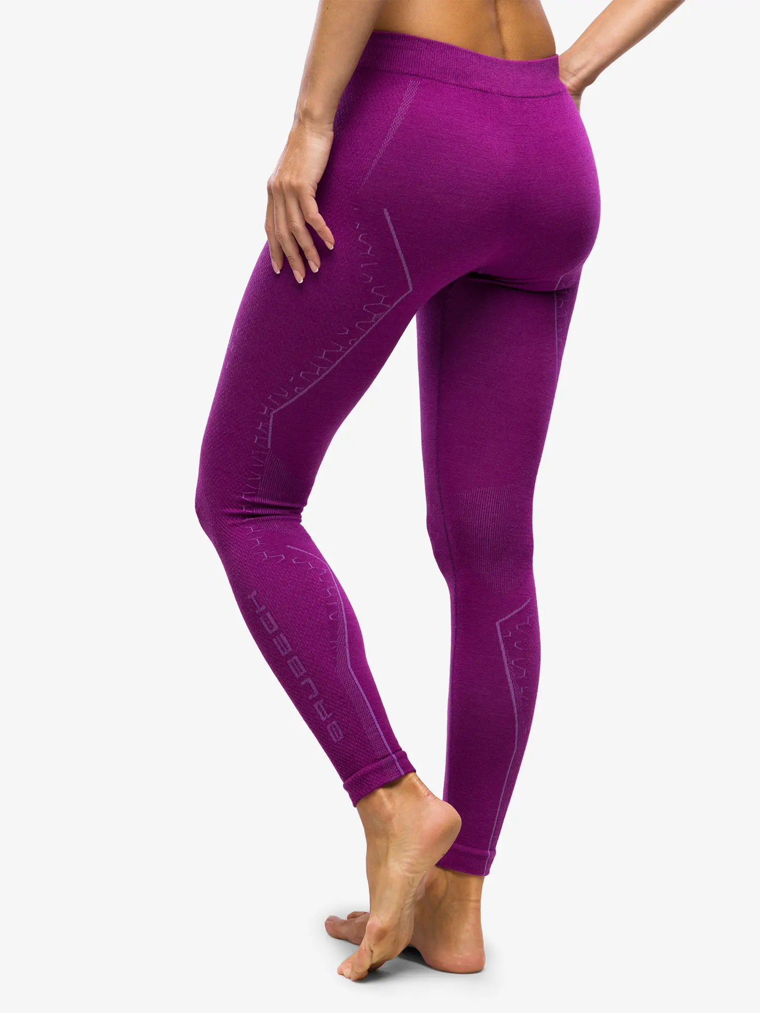 EXTREME MERINO Női merinó gyapjú aláöltözet alsó - Bíbor - Image 3