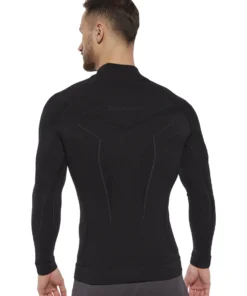 Alternative view of EXTREME MERINO Férfi merinó gyapjú aláöltözet felső - Fekete