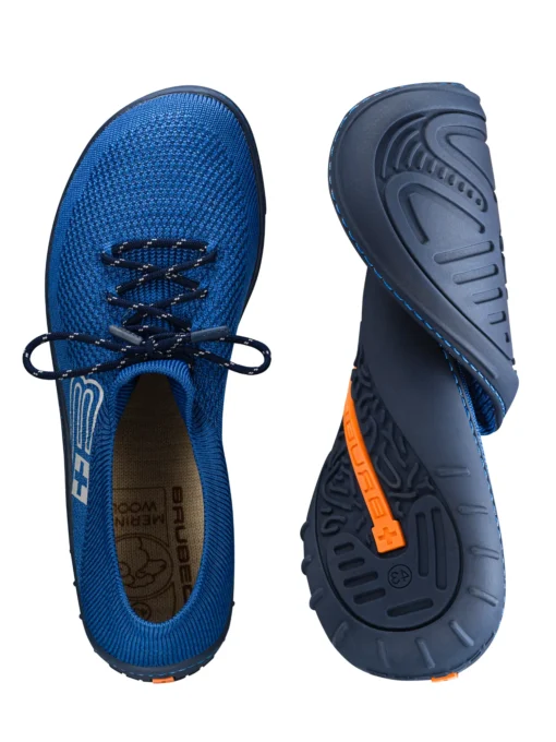 BAREFOOT 25' Férfi merinó gyapjú mezítlábas cipő - Kék / Sötétkék - Image 10