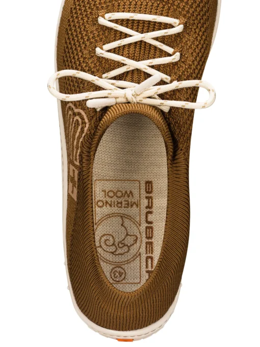 BAREFOOT 25' Férfi merinó gyapjú mezítlábas cipő - Barna / Krém - Image 8