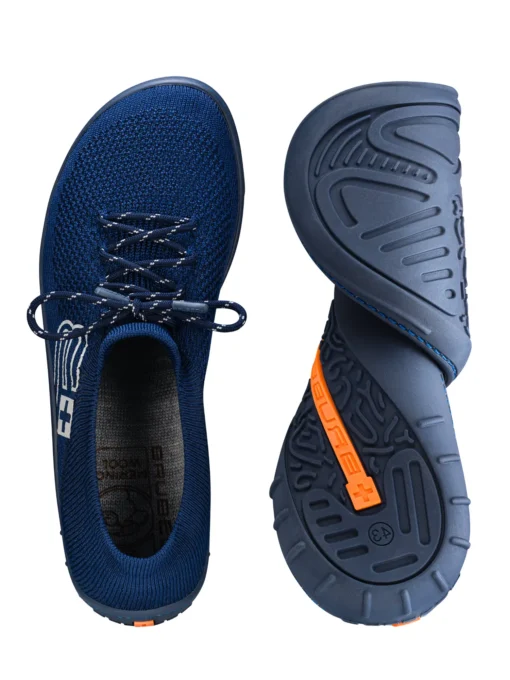 BAREFOOT 25' Férfi merinó gyapjú mezítlábas cipő - Sötétkék - Image 10