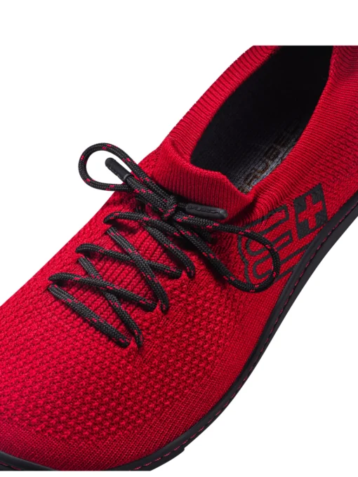 BAREFOOT 25' Férfi merinó gyapjú mezítlábas cipő - Piros / Fekete - Image 3