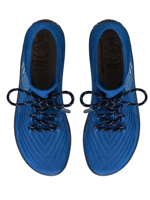 BAREFOOT 25' Női merinó gyapjú mezítlábas cipő - Kék / Sötétkék - Image 6