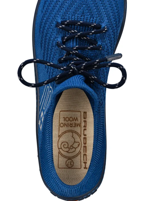 BAREFOOT 25' Női merinó gyapjú mezítlábas cipő - Kék / Sötétkék - Image 8