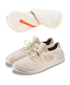 BAREFOOT 25' Női merinó gyapjú mezítlábas cipő - Krém