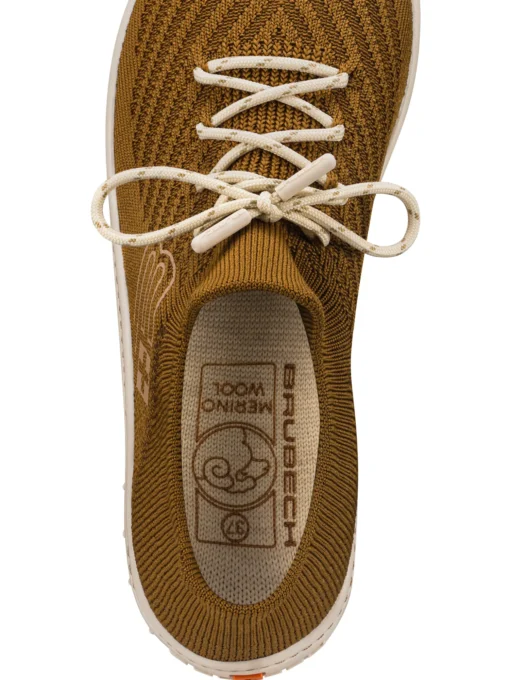 BAREFOOT 25' Női merinó gyapjú mezítlábas cipő - Barna / Krém - Image 8