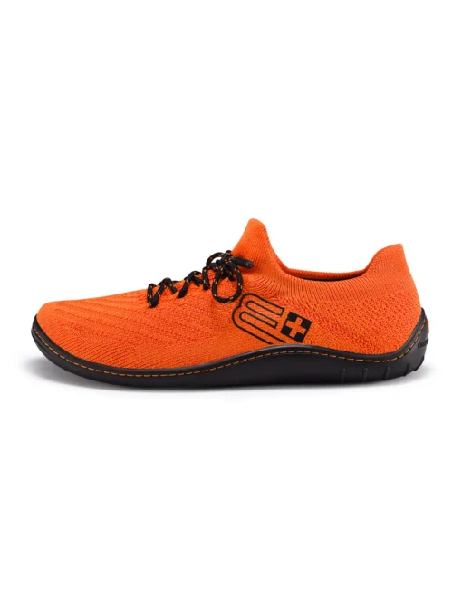BAREFOOT 25' Női merinó gyapjú mezítlábas cipő - Narancs / Fekete - Image 2