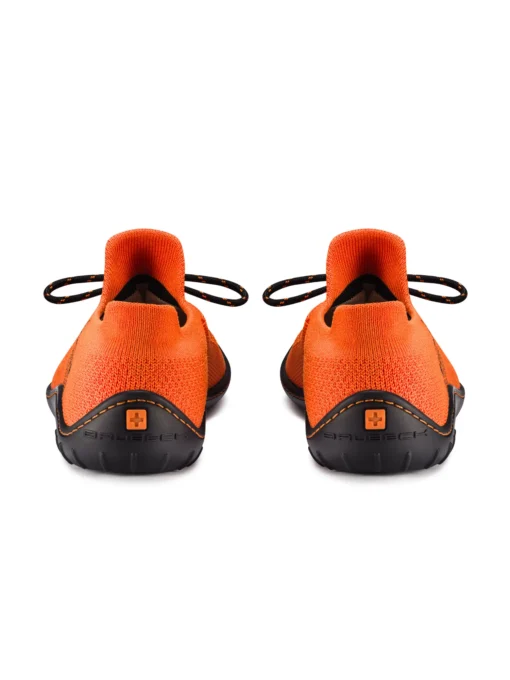 BAREFOOT 25' Női merinó gyapjú mezítlábas cipő - Narancs / Fekete - Image 4