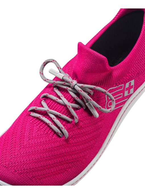 BAREFOOT 25' Női merinó gyapjú mezítlábas cipő - Pink / Világosszürke - Image 3