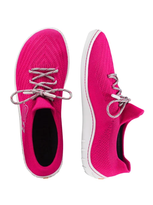 BAREFOOT 25' Női merinó gyapjú mezítlábas cipő - Pink / Világosszürke - Image 5