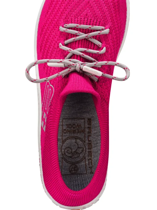 BAREFOOT 25' Női merinó gyapjú mezítlábas cipő - Pink / Világosszürke - Image 8