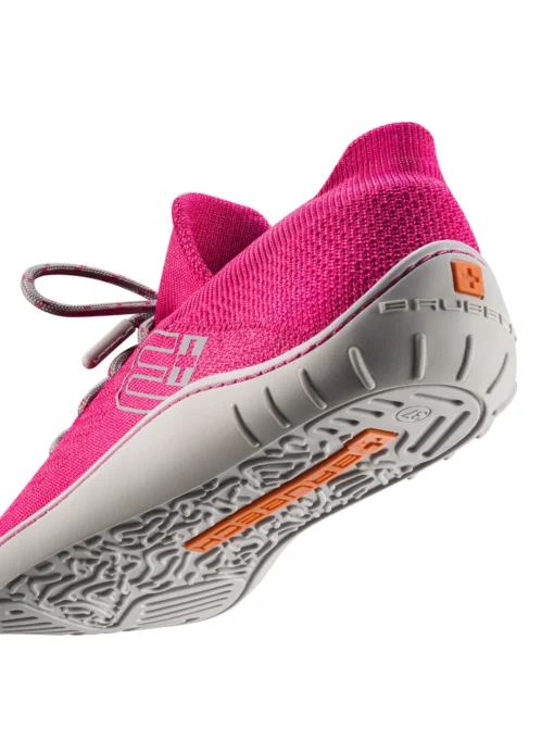 BAREFOOT 25' Női merinó gyapjú mezítlábas cipő - Pink / Világosszürke - Image 9