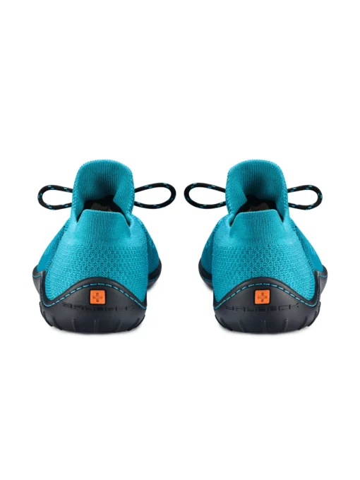 BAREFOOT 25' Női merinó gyapjú mezítlábas cipő - Türkiz / Fekete - Image 4