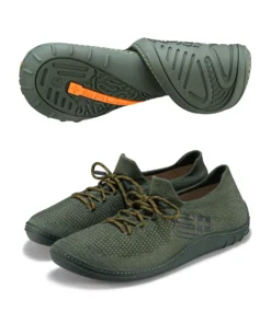 BAREFOOT 25' Férfi merinó gyapjú mezítlábas cipő - Khaki