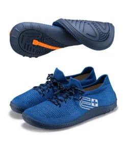 BAREFOOT 25' Férfi merinó gyapjú mezítlábas cipő - Kék / Sötétkék