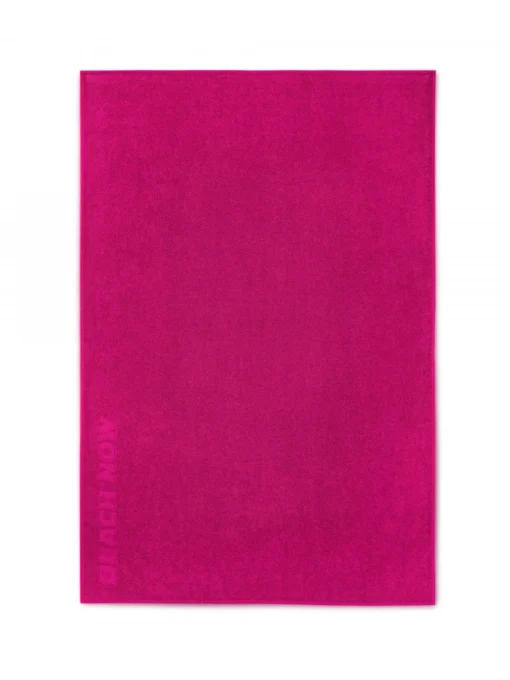 BEACH NOW Strandtörölköző (100cm×160cm) - Fukszia