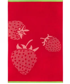 BEACH FRUIT Strandtörölköző (100cm×160cm) - Eper