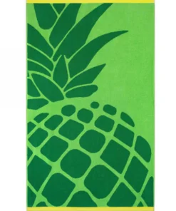 BEACH FRUIT Strandtörölköző (100cm×160cm) - Ananász