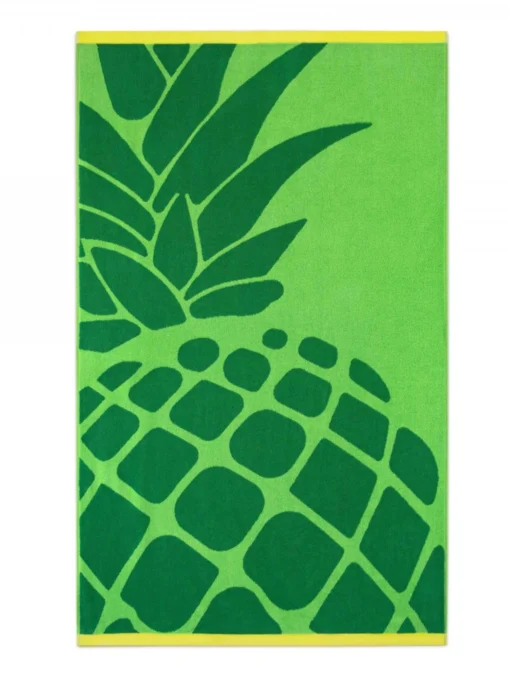 BEACH FRUIT Strandtörölköző (100cm×160cm) - Ananász