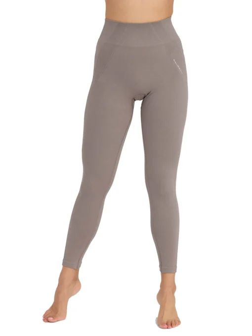 CASUAL Női magas derekú rugalmas leggings - Bézs