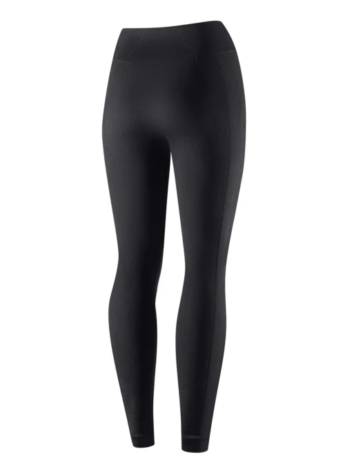 CASUAL Női magas derekú rugalmas leggings - Fekete - Image 4