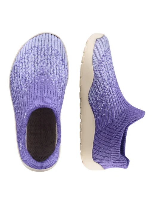 BAREFOOT Gyermek merinó gyapjú mezítlábas cipő - Lila / Krém - Image 5