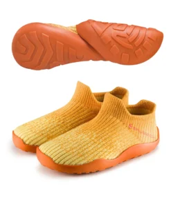 BAREFOOT Gyermek merinó gyapjú mezítlábas cipő - Narancs