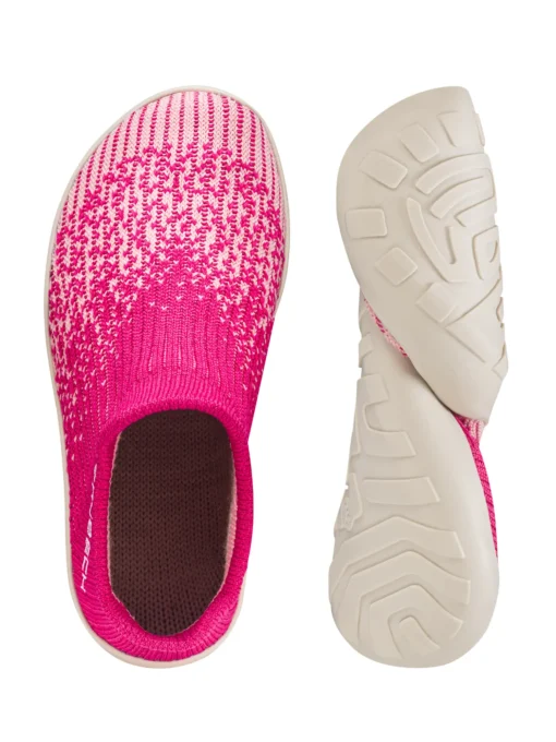 BAREFOOT Gyermek merinó gyapjú mezítlábas cipő - Rózsaszín / Krém - Image 10