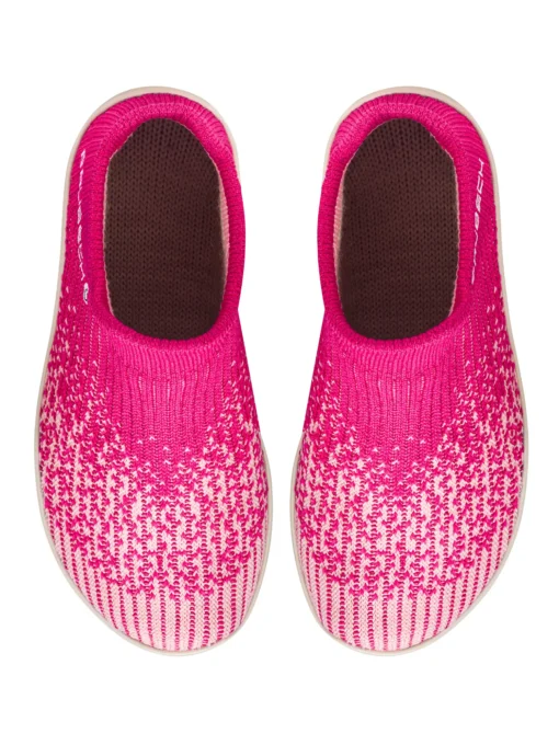 BAREFOOT Gyermek merinó gyapjú mezítlábas cipő - Rózsaszín / Krém - Image 6