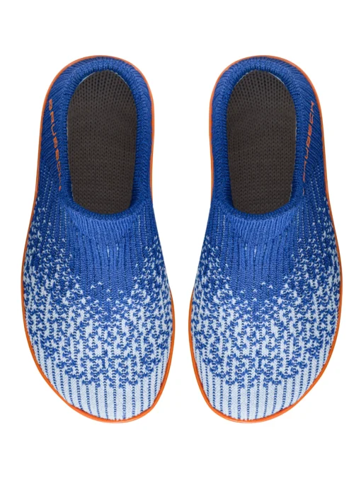 BAREFOOT Gyermek merinó gyapjú mezítlábas cipő - Sötétkék / Narancs - Image 6