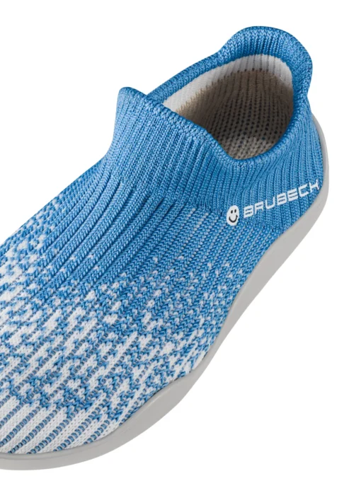 BAREFOOT Gyermek merinó gyapjú mezítlábas cipő - Világoskék / Világosszürke - Image 3