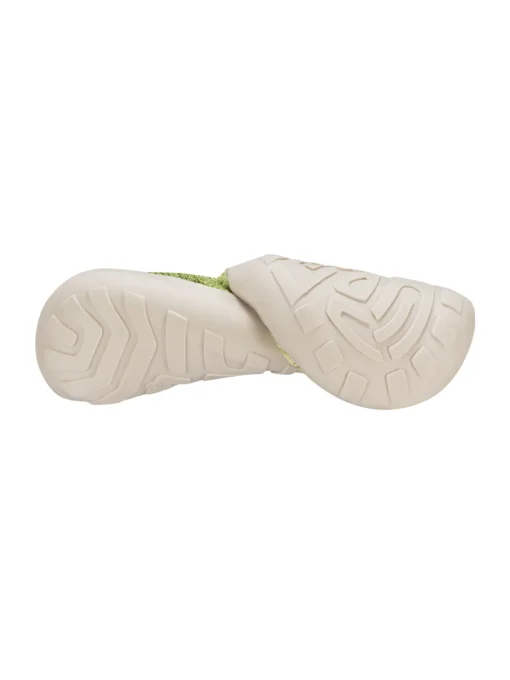 BAREFOOT Gyermek merinó gyapjú mezítlábas cipő - Zöld / Krém - Image 11