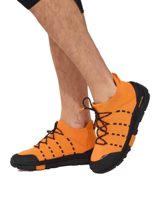 TREK MERINO Férfi vízálló merinó gyapjú túracipő - Narancs / Fekete - Image 4