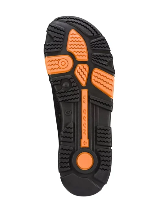 TREK MERINO Férfi vízálló merinó gyapjú túracipő - Fekete / Narancs - Image 9
